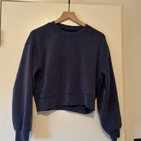 Lululemon Softstreme Perfectly Oversized Cropped Crew - Picture 2 of 5